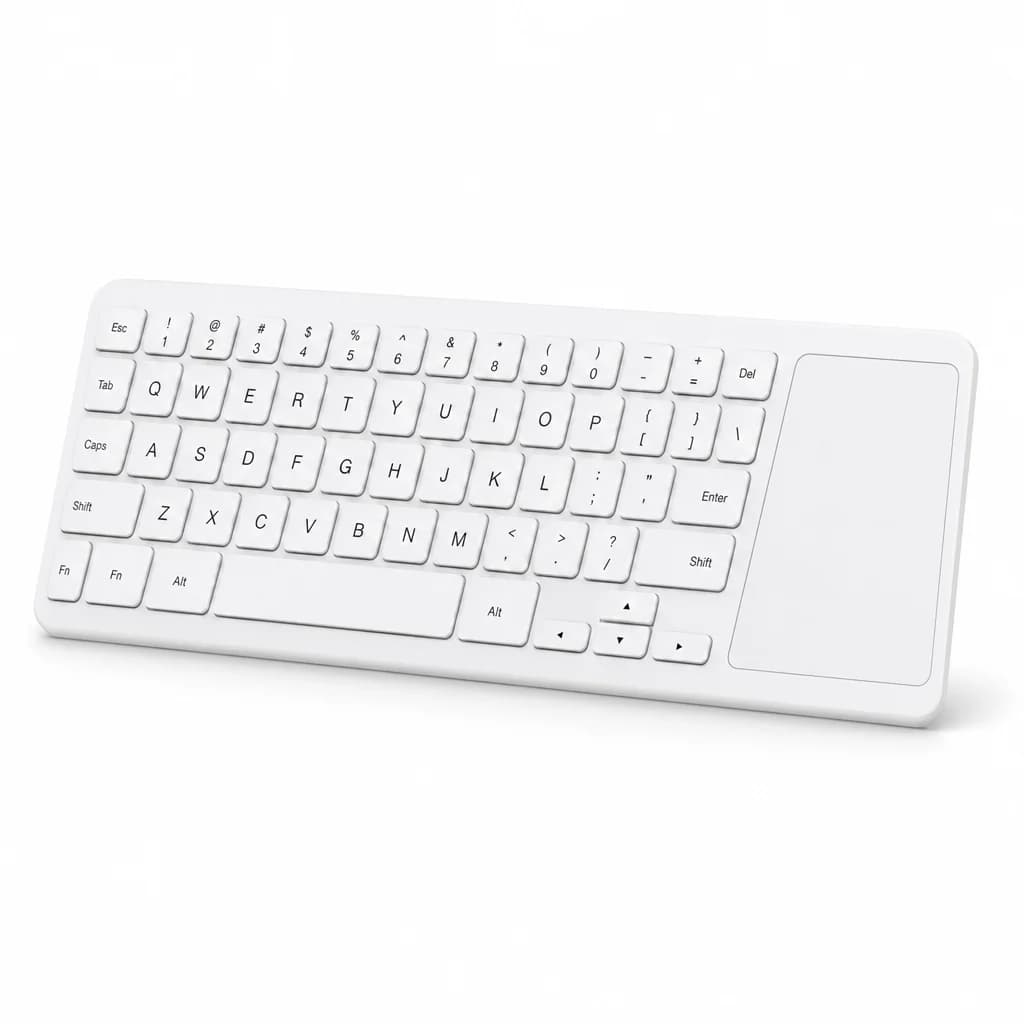 Wireless Keyboard with Touchpad — view 1